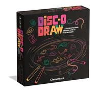 Clementoni Disco Draw a Partir de 8 años - Juego de Ambiente para niños y Adultos - CREA tu Obra de Arte y adivina los Dibujos de Tus Amigos para Ganar - Rápido, Divertido e impredecible - 3 a 6