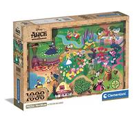 Clementoni Disney Alicia in Wonderland - 1000 Piezas - Puzzle para Adultos, Fabricado en Italia, Multicolor, 70 cm x 50 cm (39785)