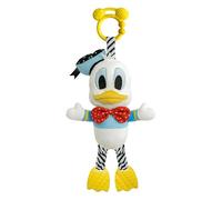 Clementoni Disney Baby First Activities Donald-Peluche de bebé Primera Infancia, Actividades-Muñeco recién Nacido-Juego de Cochecito, Masaje de encías, Lavable, Multicolor (17921)
