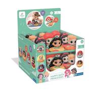 Clementoni Disney Baby - Happy Bath Princesses, Juegos de baño flotantes a Partir de 4 Meses, Goma Suave sin Agujeros antimoho, 1 Unidad, sin Posibilidad de Elegir a la Princesa, 17625