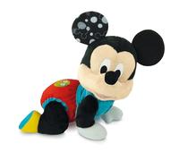 Clementoni Disney Baby Mickey Gattona Conmigo - Peluche Disney parlante Italiano, Canciones y rimas de rima, Juego para niños de 6 Meses para Aprender a Gatear, Primeros Pasos, Centro de Actividades