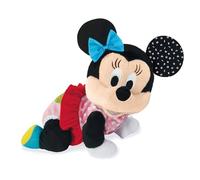 Clementoni Disney Baby Minnie Gattona Conmigo - Peluche Disney parlante Italiano, Canciones y rimas de rima, Juego para niños de 6 Meses para Aprender a Gatear, Primeros Pasos, Centro de Actividades