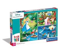 Clementoni - Disney Classic - Set 3 Puzzles de 48 Piezas (25267)