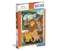 Clementoni - Disney Classics Super Color Maxi - Puzzle Infantil de 60 Piezas Extragrandes, Edad 4+, El Rey León, Materiales Sostenibles, 62 x 42 cm, 26314