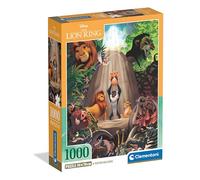 Clementoni The Lion King, Puzzle de 1000 Piezas para Adultos y Niños de 14 Años, Disney, Caja Compacta, Juego de Habilidad para Toda La Familia, Fabricado en Italia, Multicolor (39902)