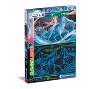 Clementoni 27548 Disney Frozen 2 Lights Collection Glow in The dark-104 Pieces-J