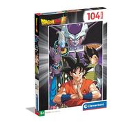 Clementoni- Dragon Ball Super Dragonball-Supercolor Puzzle Infantil De 104 Piezas, para Niños 6-8 Años, Desarrolla La Concentraciòn Mentàl Y La Logica, 25774, Multicolor