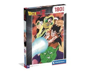 Clementoni - Dragon Ball Z - Puzzle Infantil Super Color, 180 Piezas, Rompecabezas para niños de 7+ años, Goku y Guerreros Z, imágenes Vibrantes, lógica y destreza Manual, 48,5 x 33,5 cm, 29113