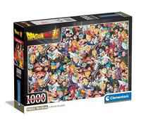 Clementoni - Dragonball Impossible Dragon Ball-1000 Piezas, Póster Incluido, Puzzle Difícil, Diversión para Adultos, Made in Italy, 39918, Multicolor