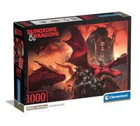 Clementoni – Puzzle Dungeons & Dragons 1000 piezas, póster incluido, para adultos (39914)