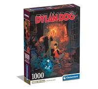 Clementoni- Dylan Dog Puzzle Dog-1000 Piezas, Rompecabezas de cómics, Ilustraciones de Autor, Vertical, diversión para Adultos, Fabricado en Italia, Multicolor (39817)