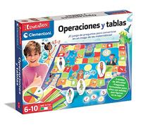 Clementoni Education Clementoni- Operaciones y Tablas Juguete Educativo, Multicolor, Mediano (Clementoni S.p.A 55454)