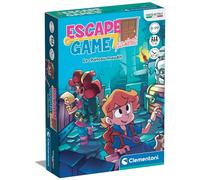 Clementoni - Escape Game: Le Château Malaudit - Acertijos y Juego de reflexión para niños - Edición Pocket- Juego de Reflexión y Observación - 1 a 6 Jugadores - 30 min - a Partir de 8 años + - 52602