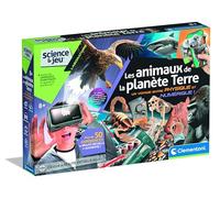 Clementoni - Estuche científico: los Animales a Partir de 8 años - Experiencia para Realizar - Incluye moldes + Pintura + Figuras + 30 Tarjetas y un Casco VR - Juegos educativos - Fabricado en Italia