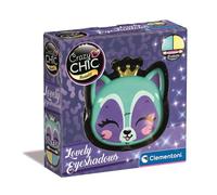 Clementoni Estudio de Maquillaje Mini Lovely Eyeshadow Raccoon, Tamaño 10x10x3 cm, Juguete para niños de 6 meses en adelante