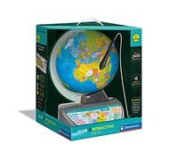 Clementoni Exploramundo Arco Luminoso, Globo terráqueo Interactivo con luz, a Partir de 7 años, Juguete en español (55386), Multicolor