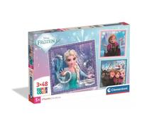 Clementoni: Frozen - Rompecabezas cuadrado de 3x48 piezas