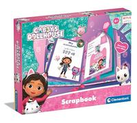 Clementoni Gabby'S Scrapbook-Álbum de Pegatinas, Diario de Dibujo, Juego niña 6 años, Pegatinas Gabby Dollhouse, Actividades Creativas, Made in Italy, Multicolor, 18797