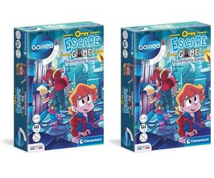 Clementoni Galileo Escape Game 59225 - El Castillo Maldito [Versión Alemán] (Paquete de 2)