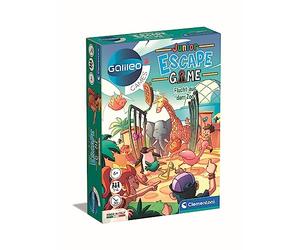 Clementoni Galileo Escape Game Junior - Juego de Mesa Familiar para Niños a Partir de 6 Años - 59338, 11,2 x 15,6 x 3,2