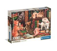 Clementoni: Gatitos curiosos Puzzle compacto de 1000 piezas