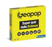 Clementoni Geopop - El Super Quiz de la Ciencia, juego científico para niños a partir de 10 años, juego de sociedad de temas científicos, 2-6 jugadores, fabricado en Italia, idioma italiano, 19431