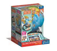 Clementoni - Globo Digital Real Time - Juego Educativo Interactivo para Niños - Aprende Geografía y Cultura General - Desarrolla la Memoria y el Intelecto - A Partir de 7 Años - 55523