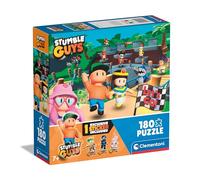Clementoni Guys-180 Niños 7 Años, Puzzle Personajes Videojuego, Gaming, Made In Italy, 29322, Color Stumble Guys 180 Piezas