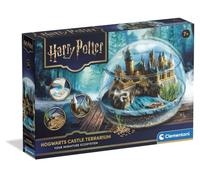 Clementoni Harry Potter Terrario Castillo de Hogwarts - Juego Creativo y de Plantas para niños con Yeso, terrario y Cultivo de Plantas, Kit de Manualidades para diseñar el Mundo mágico de Hogwarts