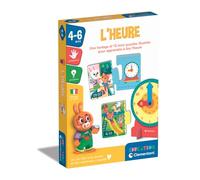 Clementoni Hora | Contiene 1 Reloj, 13 Mini Puzzles y 1 Guía. | 4 Años | 52792