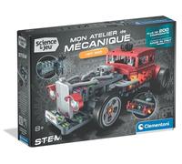 Clementoni Hot Rod 8ans - Caja de construcción mecánica Infantil con más de 211 componentes, Sistema de dirección Funcional y pistones en Movimiento, Regalo Juego científico Stem, Juguete Educativo