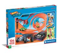 Clementoni- Hot Wheels Hotwheels-Supercolor Puzzle Infantil De 104 Piezas, para