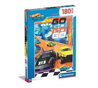 Clementoni- Hot Wheels Hotwheels-Supercolor Puzzle Infantil De 180 Piezas, para Niños 7-9 Años, Desarrolla La Concentraciòn Mentàl Y La Logica, 29789, Multicolor