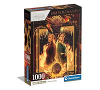 Clementoni House of Dragon, Puzzle de 1000 Piezas para Adultos y Niños de 14 Años, Caja Compacta, Juego de Habilidad para Toda La Familia, Fabricado en Italia - 39903