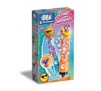 Clementoni Idea - Create Your Highlighters: Crazy Summer, laboratorio de subrayadores personalizados, kit creativo para niños a partir de 6 años, con 3 subrayadores personalizables con accesorios