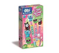 Clementoni Idea - Create Your Message Pens Lucky Charms, Kit Creativo para niños a Partir de 6 años, bolígrafos con Mensajes mágicos y amuletos de la Suerte, 18402