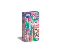 Clementoni Idea! Create Your Pens Set Diy De 2 Bolígrafos Hello Kitty Y My Melody, Con Tintas De Colores Y Accesorios Decorativos
