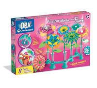 Clementoni Idea - El laboratorio de las flores, kit creativo para niños a partir de 8 años, con 8 flores de papel para colorear y perfumar y muchos accesorios para combinar, juego fabricado en Italia,