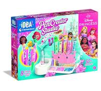 Clementoni Idea Mein Stift-Atelier Disney Princess - Juego de lápices DIY con bolígrafos, Figuras, Adornos y Pegatinas - Juguetes creativos y Juego de Regalo para niños a Partir de 6 años, 18202