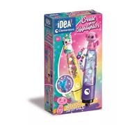 Clementoni: ¡Idea! Set de creación de rotuladores con figuras de axolote y unicornio.