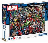 Clementoni - Imposible Puzzle - Marvel (1000 Piezas) Puzle Superhéroes Ironman