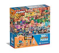 Clementoni Impossible 180 Piezas Niños 7 Años, Puzzle Personajes Stumble Guys Videojuego, Gaming, Made In Italy, 29321, Color