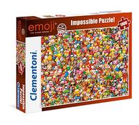 Clementoni - Impossible puzzle 1000 piezas Emoji (39388)