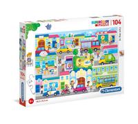 Clementoni In the City Puzzle rompecabezas 104 pieza(s) Ciudad