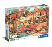 Clementoni Jigsaw Puzzle Collection - Good Times Harbour 1500 Pieces - Poster In