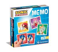 Clementoni - Juego de Memoria y Asociación, Memo Sonic, Tarjetas de Emparejar, Juego de Cartas Educativo Niños 3 Años, Made in Italy, 18303