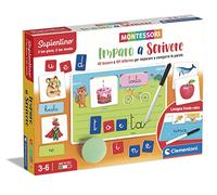 Clementoni - Juego Educativo de 3 años (versión en Italiano), Juegos Montessori, Fabricado en Italia, Multicolor, 16418