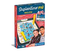 Clementoni più Juego electrónico para Aprender inglés-Sapientino bolígrafo Interactivo, Educativo 7 años, Fabricado en Italia, Multicolor, Medio (16729)