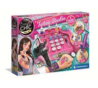 Clementoni Juego Tatuajes Estudio, Bolígrafo Especial, 45,1x31,1x7cm, Modelos Surtidos, Edad Recomendada 6 Años