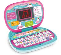 Clementoni Kid Dot Unicorn-Juego Educativo electrónico parlante, Ordenador Infantil, 3 años, tecnología para niños, portátil, baterías Incluidas, Color Italiano (16455)